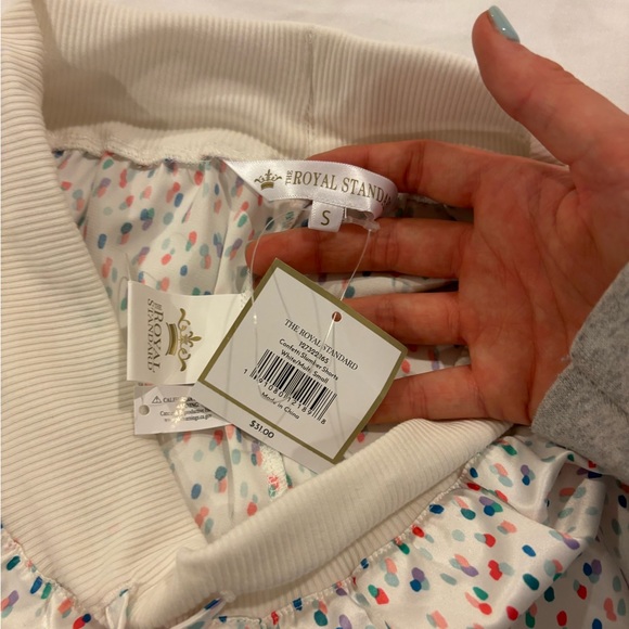 Royal standard Confetti Slumber Shorts size small never worn - Picture 2 of 3